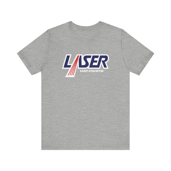 T-shirt laser Saint-Hyacinthe (léger de qualité supérieure)