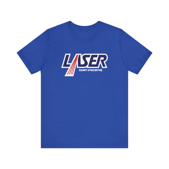 T-shirt laser Saint-Hyacinthe (léger de qualité supérieure)