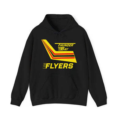 Thunder Bay Flyers 1980s Style Hoodie