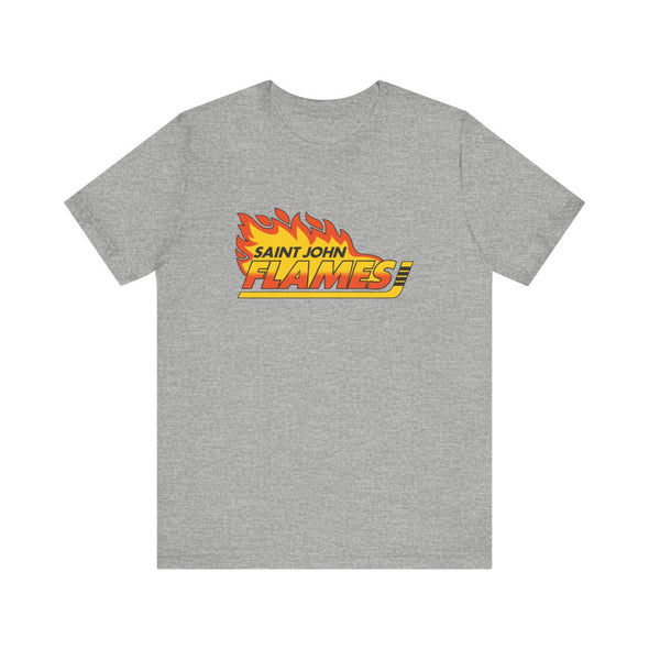 T-shirt style années 1990 des Flames de Saint John (léger de qualité supérieure)