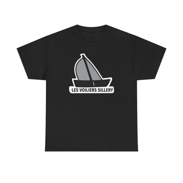 Les Voiliers Sillery Black Logo T-Shirt
