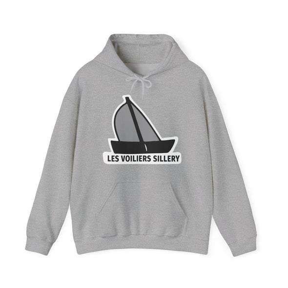 Les Voiliers Sillery Black Logo Hoodie