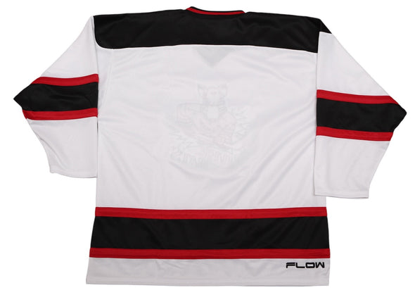 Maillot blanc des années 1990 des Albany River Rats® (VIERGE)