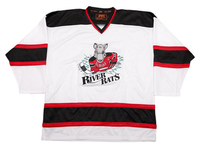 Maillot blanc des années 1990 des Albany River Rats® (VIERGE)