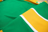 Buffalo Norsemen™ Viking Jersey (BLANK - PRE-ORDER) in green and yellow with vintage hockey style fabric detail