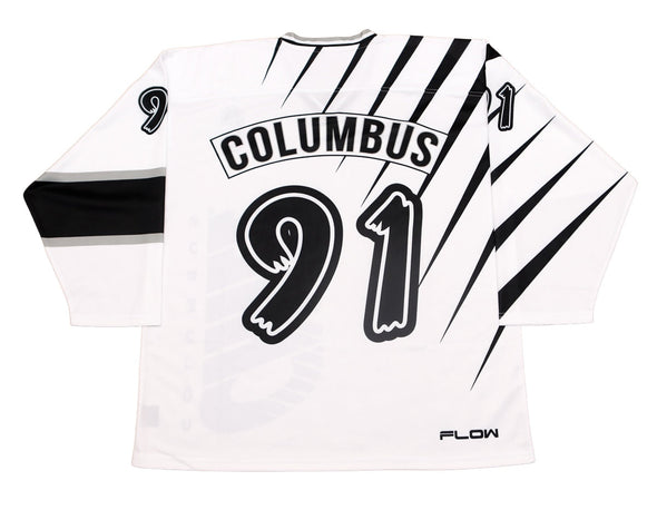 Maillot blanc Columbus Chill (PERSONNALISÉ - PRÉCOMMANDE)