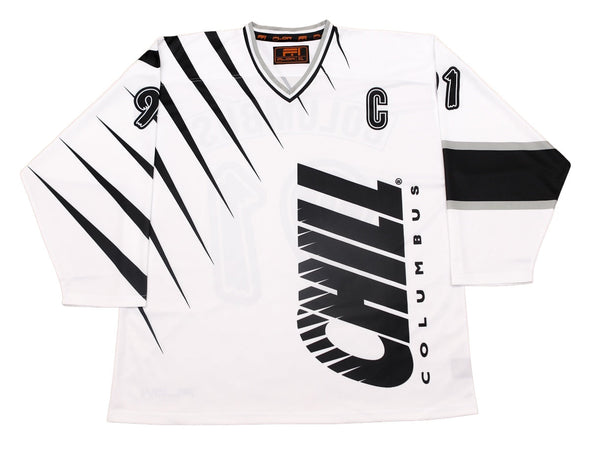 Maillot blanc Columbus Chill (PERSONNALISÉ - PRÉCOMMANDE)