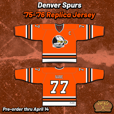 Denver Spurs 1975-76 Replica Jersey (CUSTOM - PRE-ORDER)