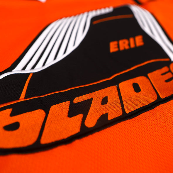 Maillot orange Erie Blades 1978-79 (PERSONNALISÉ - PRÉCOMMANDE)