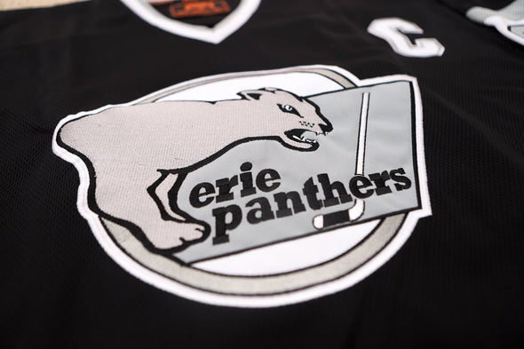 Maillot noir des Panthers d'Erie (PERSONNALISÉ - PRÉCOMMANDE)