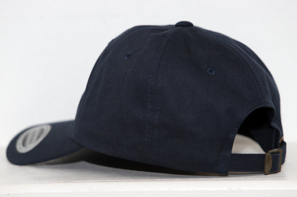 New Haven Nighthawks Hat in navy blue with adjustable strap and classic vintage hockey style design