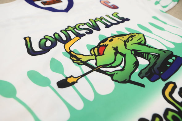 Louisville RiverFrogs™ 1995 White Jersey (CUSTOM - PRE ORDER)