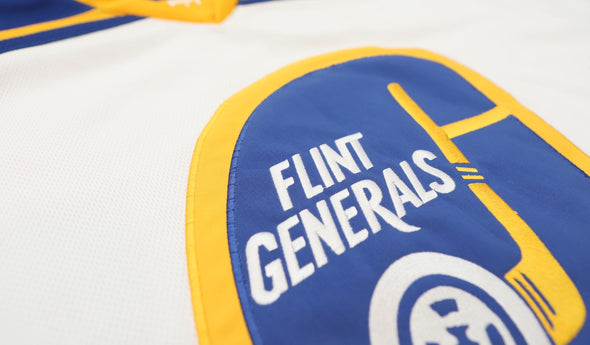 Maillot blanc Flint Generals™ 1975-76 (VIERGE)