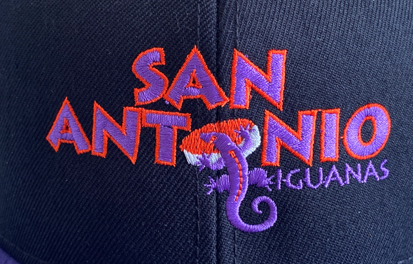 Casquette Iguanas de San Antonio (Snapback - Violet)