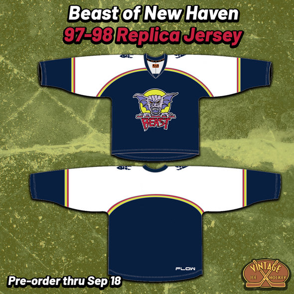 Beast of New Haven 97-98 Replica Jersey (BLANK - PRE-ORDER)