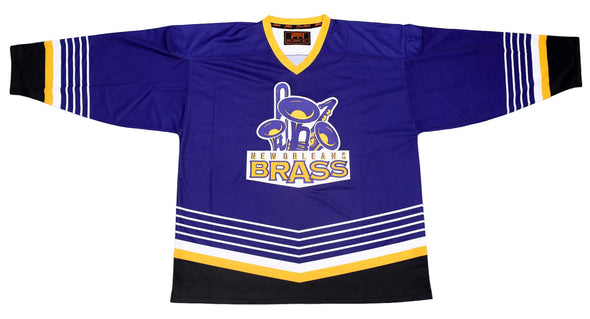 Maillot violet des années 1990 des New Orleans Brass (VIERGE)