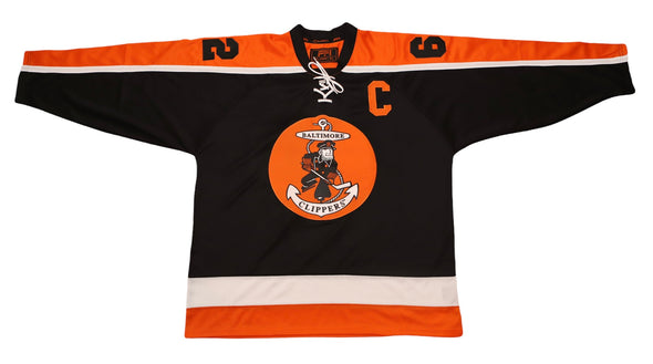 Baltimore Clippers® 1960s Black Jersey (CUSTOM - PRE-ORDER)