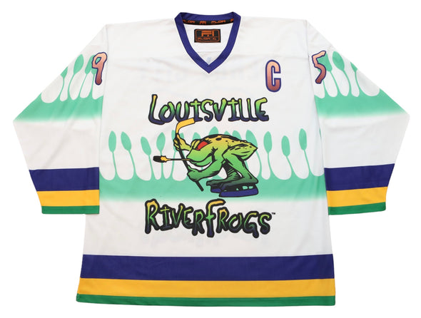 Louisville RiverFrogs™ 1995 White Jersey (CUSTOM - PRE ORDER)