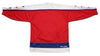 Billings Bighorns Red Jersey (BLANK) with red body, white yoke with stars, and blue and white striping at hem