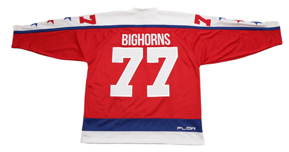 Maillot rouge Billings Bighorns (PERSONNALISÉ - PRÉCOMMANDE)