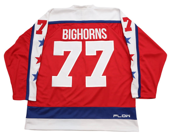 Maillot rouge Billings Bighorns (PERSONNALISÉ - PRÉCOMMANDE)