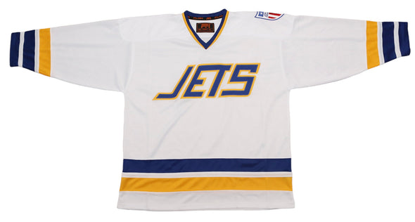 Maillot blanc des Jets de Johnstown du milieu des années 70 (VIERGE)