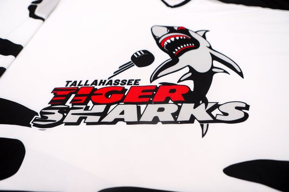 Maillot blanc Tallahasse Tiger Sharks™ (VIERGE - PRÉCOMMANDE)