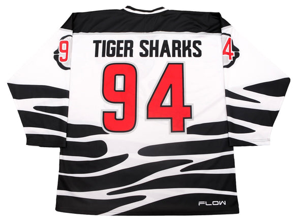 Maillot blanc Tallahassee Tiger Sharks™ (PERSONNALISÉ - PRÉCOMMANDE)