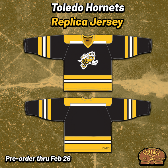 Maillot réplique des Toledo Hornets (VIERGE - PRÉCOMMANDE)