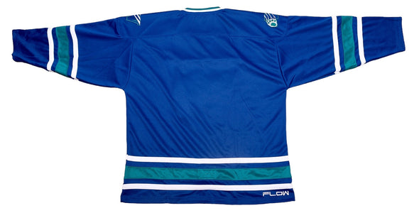 Maillot bleu réplique des Worcester IceCats™ (VIERGE)
