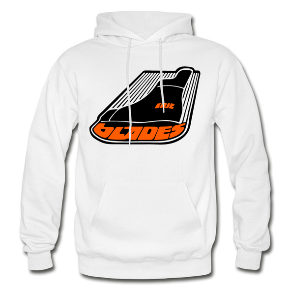 Erie Blades Logo Hoodie (NAHL) - white