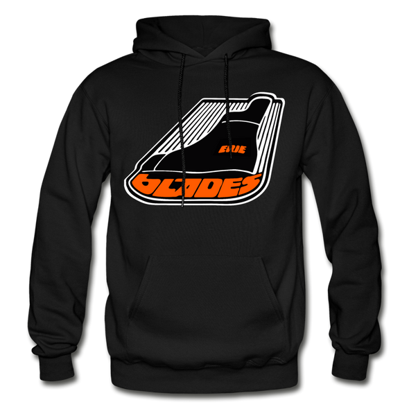 Erie Blades Logo Hoodie (NAHL) - black