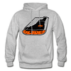 Erie Blades Logo Hoodie (NAHL) - heather gray