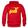 Hampton Gulls Yellow Logo Hoodie (SHL) - red