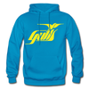 Hampton Gulls Yellow Logo Hoodie (SHL) - turquoise