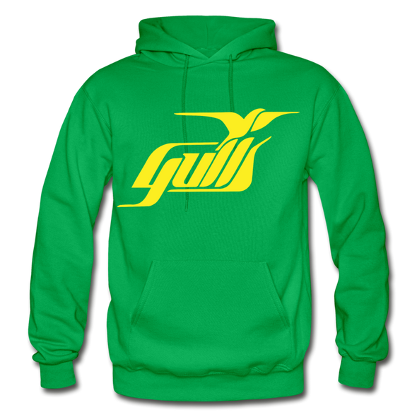 Hampton Gulls Yellow Logo Hoodie (SHL) - kelly green