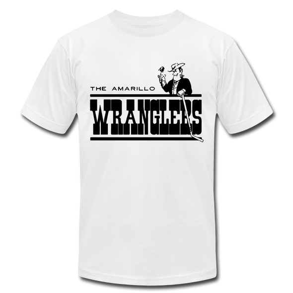 Amarillo Wranglers Black Logo T-Shirt (Premium) - white