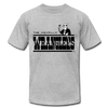 Amarillo Wranglers Black Logo T-Shirt (Premium) - heather gray