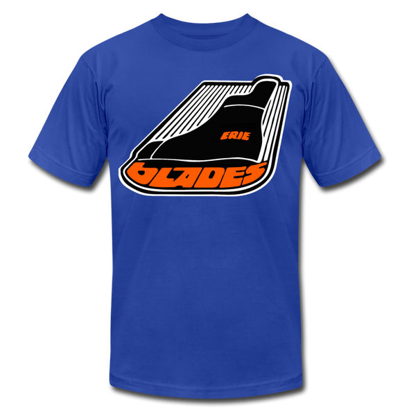 Erie Blades T-Shirt (Premium) - royal blue