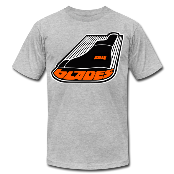 Erie Blades T-Shirt (Premium) - heather gray