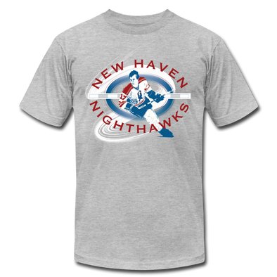 New Haven Nighthawks Dangerous Dan T-Shirt (Premium) - heather gray