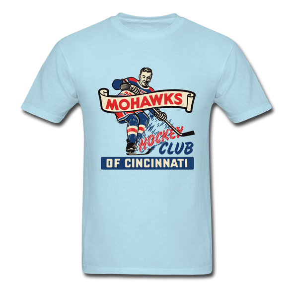 Cincinnati Mohawks Logo T-Shirt (IHL) - powder blue