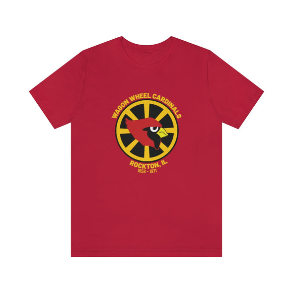 T-shirt Wagon Wheel Cardinals (léger de qualité supérieure)