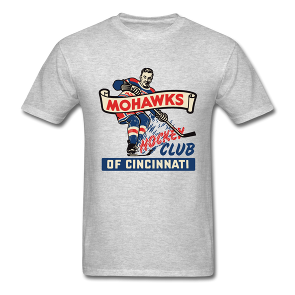 Cincinnati Mohawks Logo T-Shirt (IHL) - heather gray