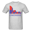 Indianapolis Checkers Logo T-Shirt (CHL) - heather gray