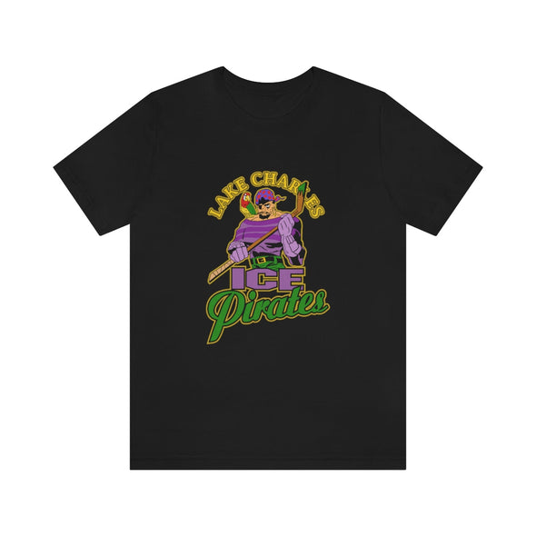 T-shirt des Pirates des glaces de Lake Charles (léger de qualité supérieure)