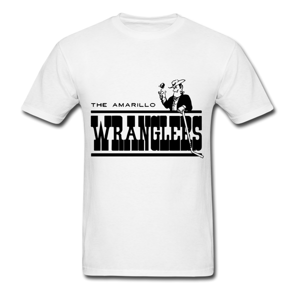 Amarillo Wranglers Black Logo T-Shirt (CHL) - white