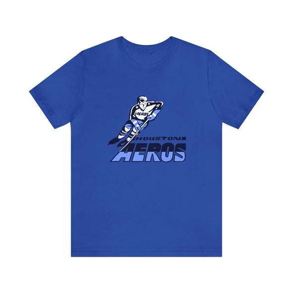 T-shirt Houston Aeros des années 1970 (léger de qualité supérieure)