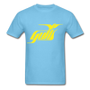 Hampton Gulls Yellow Logo T-Shirt (SHL) - aquatic blue