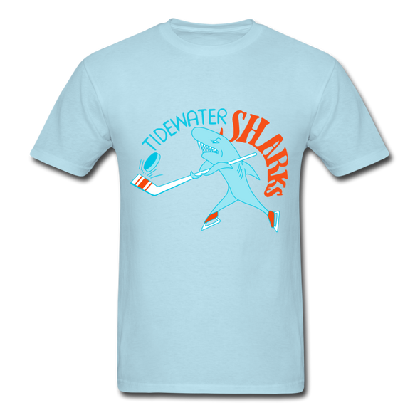 Tidewater Sharks Logo T-Shirt (SHL) - powder blue